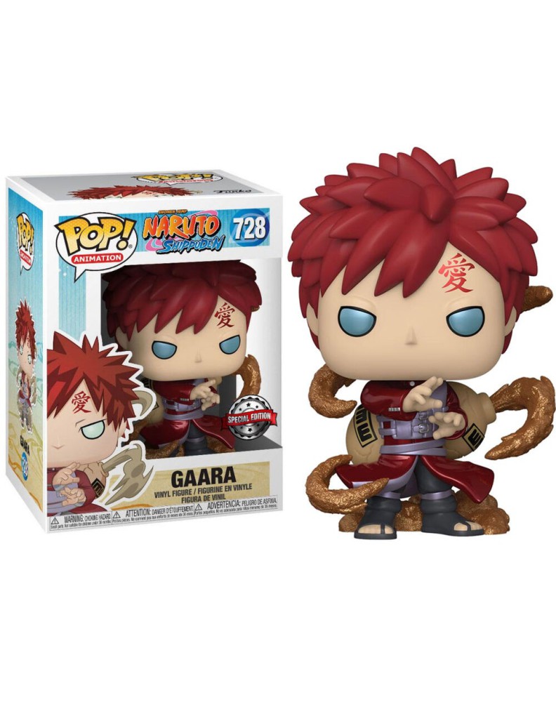 FIGURA POP NARUTO GAARA METALLIC EXCLUSIVE