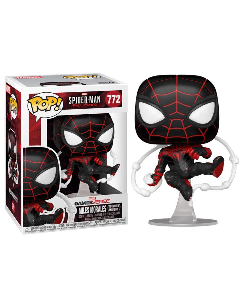 FIGURA POP MARVEL SPIDERMAN MILES MORALES ADVANCED TECH SUIT