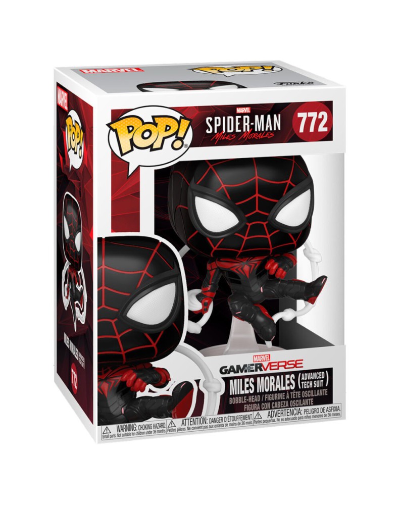 FIGURA POP MARVEL SPIDERMAN MILES MORALES ADVANCED TECH SUIT