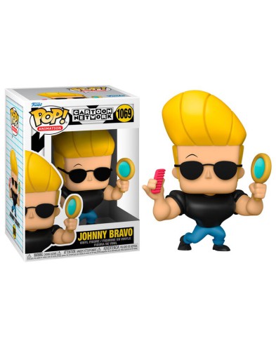 POP FIGURE CARTOON NETWORK JOHNNY BRAVO - JOHNNY WITH MIRROR AND COMB