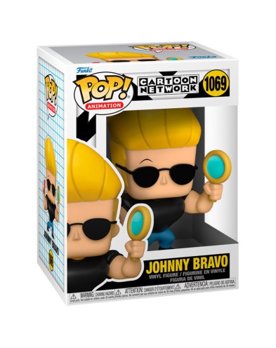 POP FIGURE CARTOON NETWORK JOHNNY BRAVO - JOHNNY WITH MIRROR AND COMB