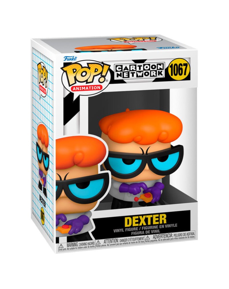 FIGURA POP CARTOON NETWORK DEXTERS LAB DEXTER WITH REMOTE