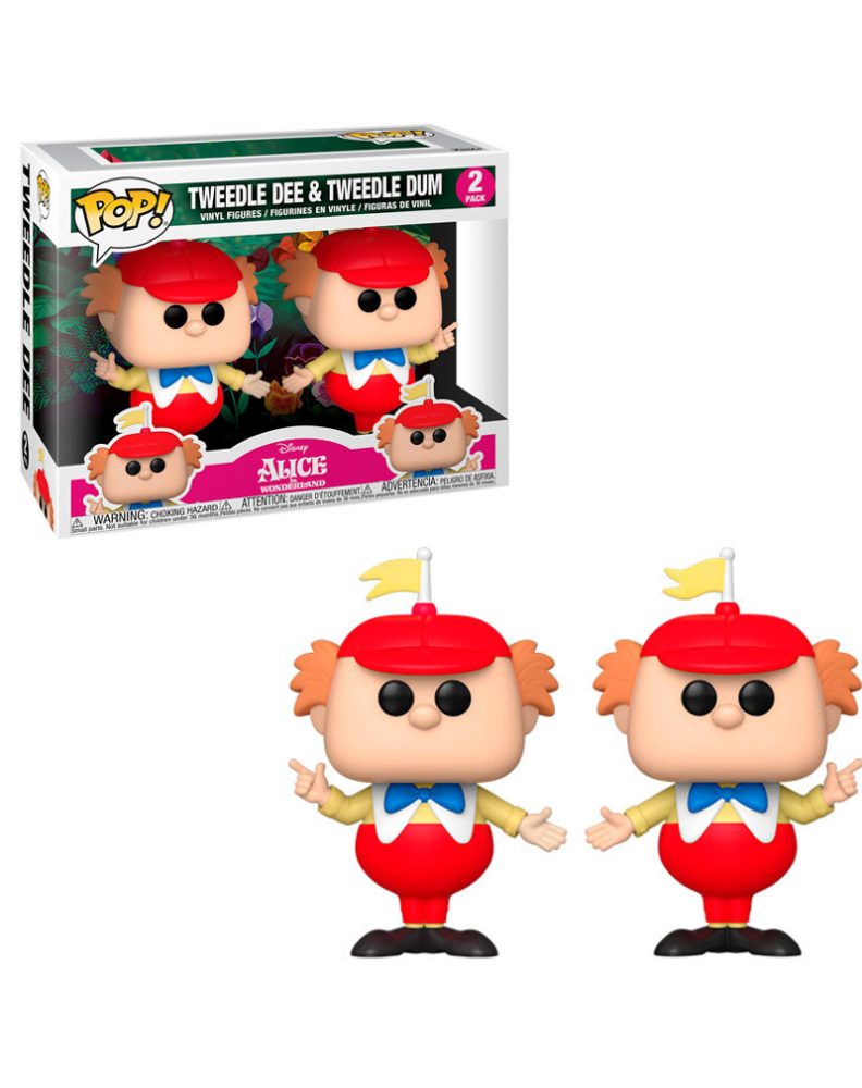 POP FIGURE ALICE 70TH 2PK TWEEDLE DEE & DUM