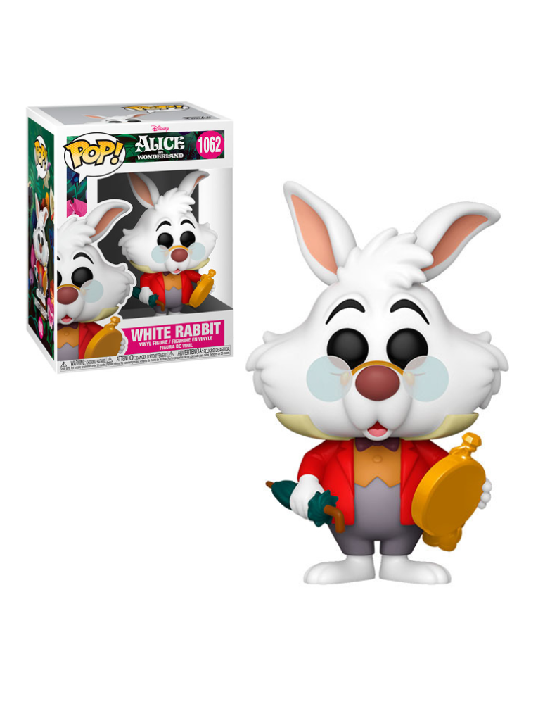 FIGURA FUNKO POP ALICIA EN EL PAÍS DE LAS MARAVILLAS WHITE RABBIT 1062