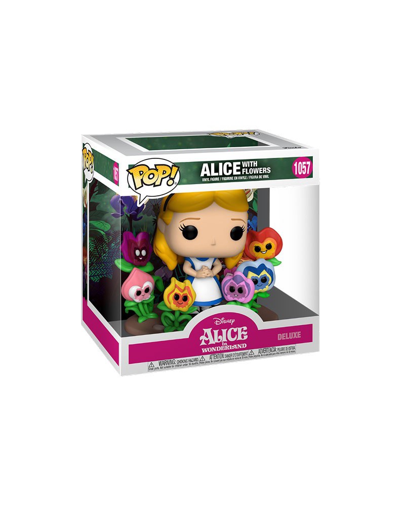 POP DISNEY FIGURE ALICE IN WONDERLAND 70TH ALICE WITH FLOWERS