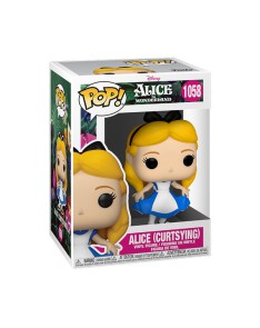 FIGURA POP DISNEY ALICIA EN EL PAIS DE LAS MARAVILLAS 70TH ALICE CURTSYING