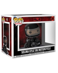 POP RIDE DLX: THE BATMAN- SELINA ON MOTORCYCLE