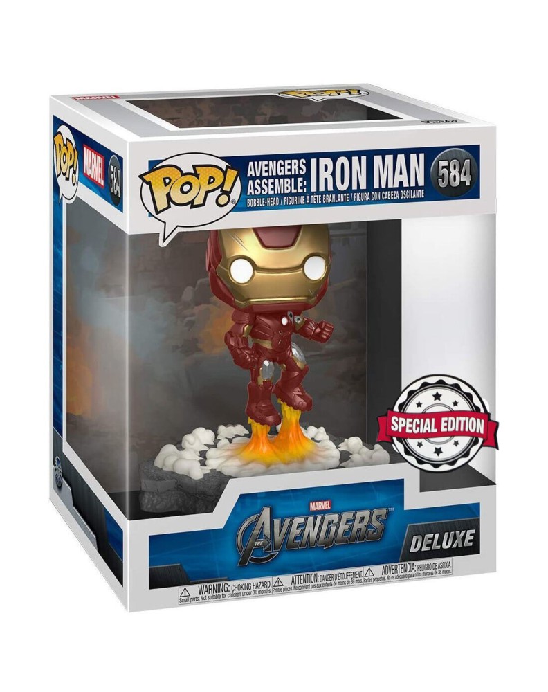 FUNKO POP DELUXE MARVEL LOS VENGADORES IRON MAN ASSEMBLE 45610