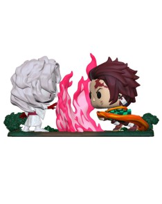 FUNKO POP MOMENT ANIMACION DEMON SLAYER KIMETSU NO YAIBA TANJIRO VS RUI