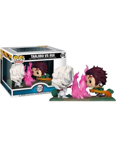 FUNKO POP MOMENT ANIMACION DEMON SLAYER KIMETSU NO YAIBA TANJIRO VS RUI