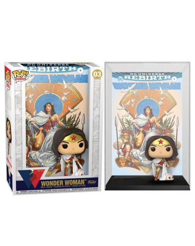 FUNKO POP VINYL -COMIC- WONDER WOMAN 80TH-WW(REBIRTH) ON THRONE