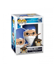 FUNKO POP DISNEY THE SWORD AND THE STONE MERLIN EL ENCANTADOR MERLIN CON ARCHIME