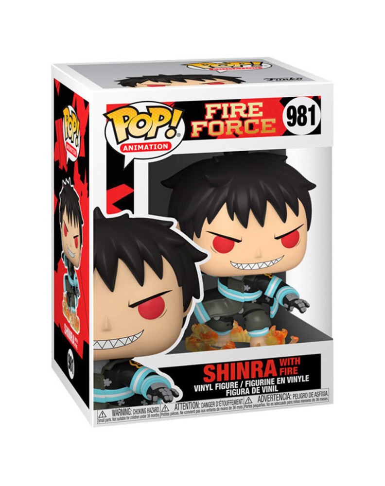 FUNKO POP ANIMATION -FIRE FORCE- SHINRA W/ FIRE