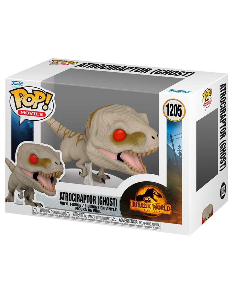 FUNKO POP-ARCADIA-JURASSIC WORLD 3 ATROCIRAPTOR (GHOST)