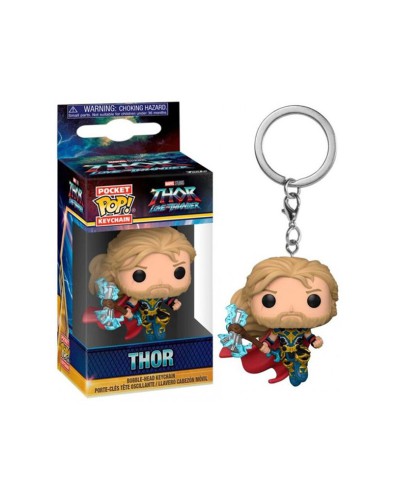 FUNKO POP KEYCHAIN-MARVEL-THOR LOVE AND THUNDER