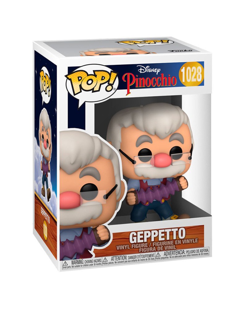 FUNKO POP -DISNEY- PINOCCHIO- GEPPETTO WITH ACORDION