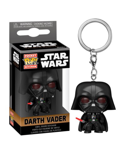 FUNKO POP KEYCHAIN-STAR WARS- OBI-WAN-DARTH VADER