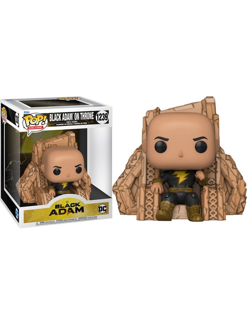 FUNKO POP-DC COMICS-BLACK ADAM - ON THRONE