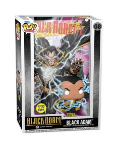 FUNKO POP-DC COMICS COVER-BLACK ADAM - GLOW IN THE DARK