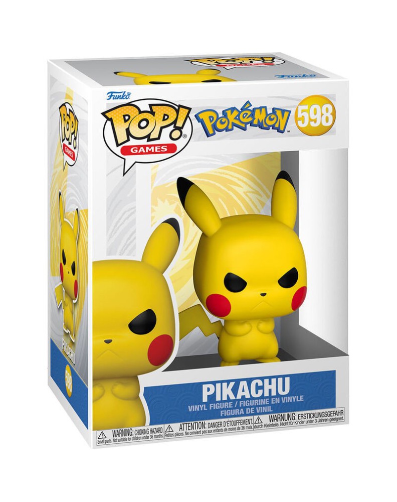 FUNKO POP-GAMES-POKEMON - GRUMPY PIKACHU