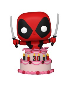 FUNKO POP-MARVEL- DEADPOOL IN CAKE