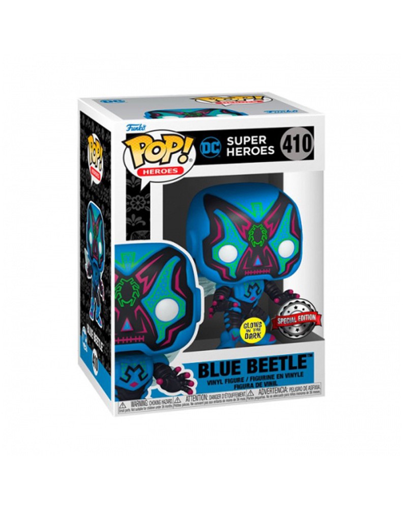 FUNKO POP-DC-DIA DE LOS DC-BLUE BEETLE (GW) EXCLUSIVE