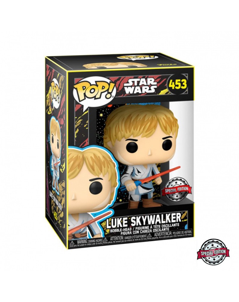 FUNKO POP-STAR WARS-RETRO SERIE-LUKE SKYWALKER EXCLUSIVE