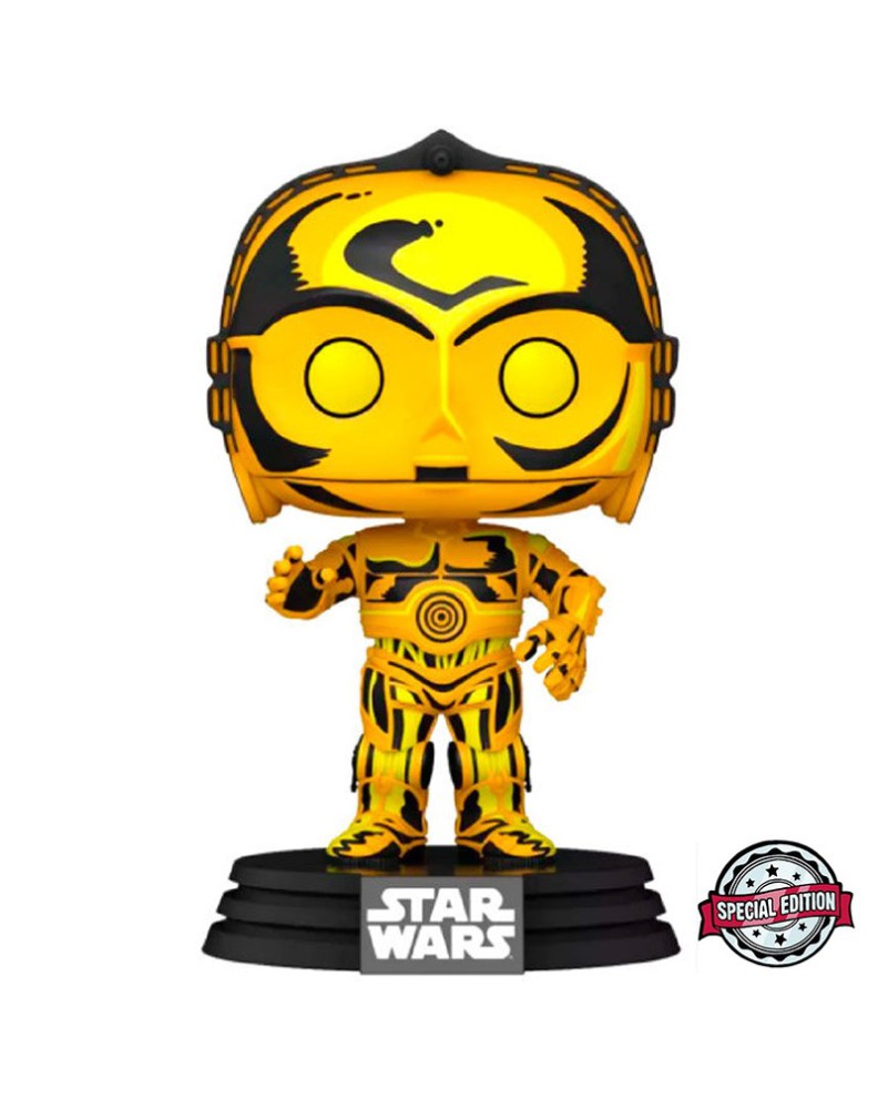 FUNKO POP-STAR WARS-RETRO SERIE-C-3PO EXCLUSIVE