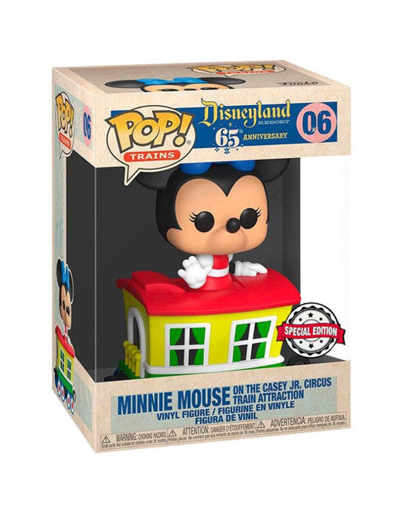 FUNKO POP-DISNEY- TREN CASEY JR- MINNIE IN CAR 6 EXCLUSIVE