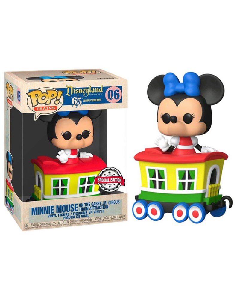 FUNKO POP-DISNEY- TREN CASEY JR- MINNIE IN CAR 6 EXCLUSIVE