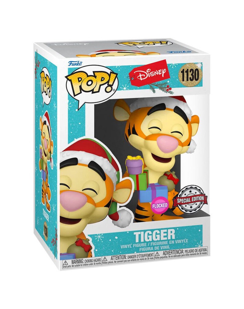 FUNKO POP-DISNEY- HOLLYDAY TIGER FLOCKED EXCLUSIVE