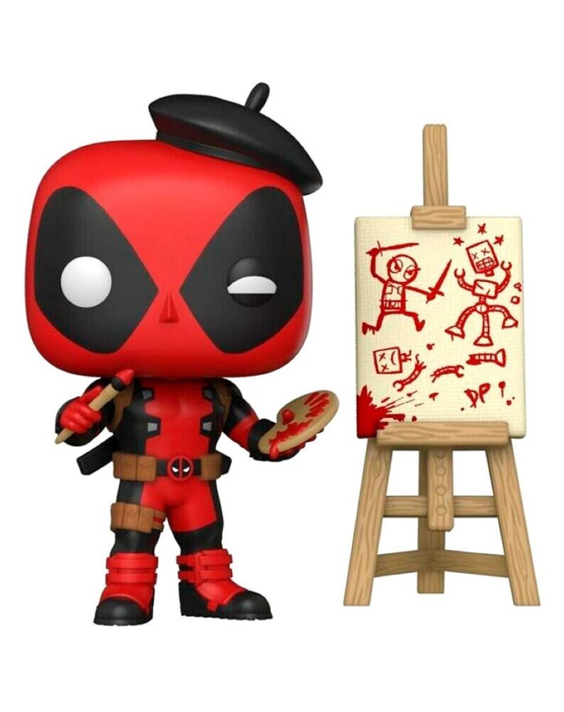 FUNKO POP-MARVEL- DEADPOOL AS FRENCH PAINTER EXCLUSIVE