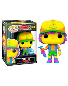 FUNKO POP-STRANGER THINGS- DUSTIN IN BEEF BLACK LIGHT EXCLUSIVE