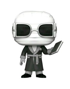 FUNKO POP-UNIVERSAL MONSTER- INVISIBLE MAN- BLACK AND WHITE- EXCLUSIVE