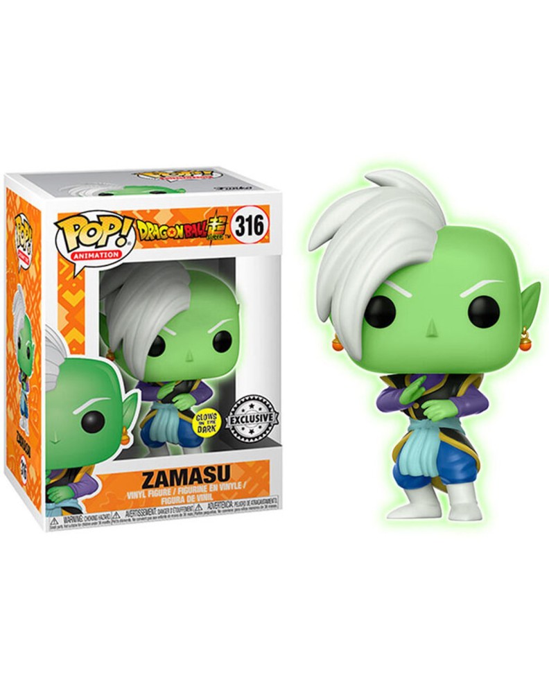 garra Aja Serena FUNKO POP DRAGON BALL SUPER ZAMASU GLOW IN THE DARK BRILLO EN LA OSCURIDAD  EXCLU