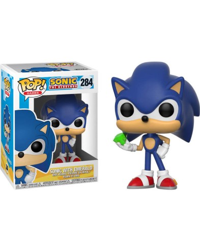 FUNKO POP SONIC 284 SONIC WITH EMERALD