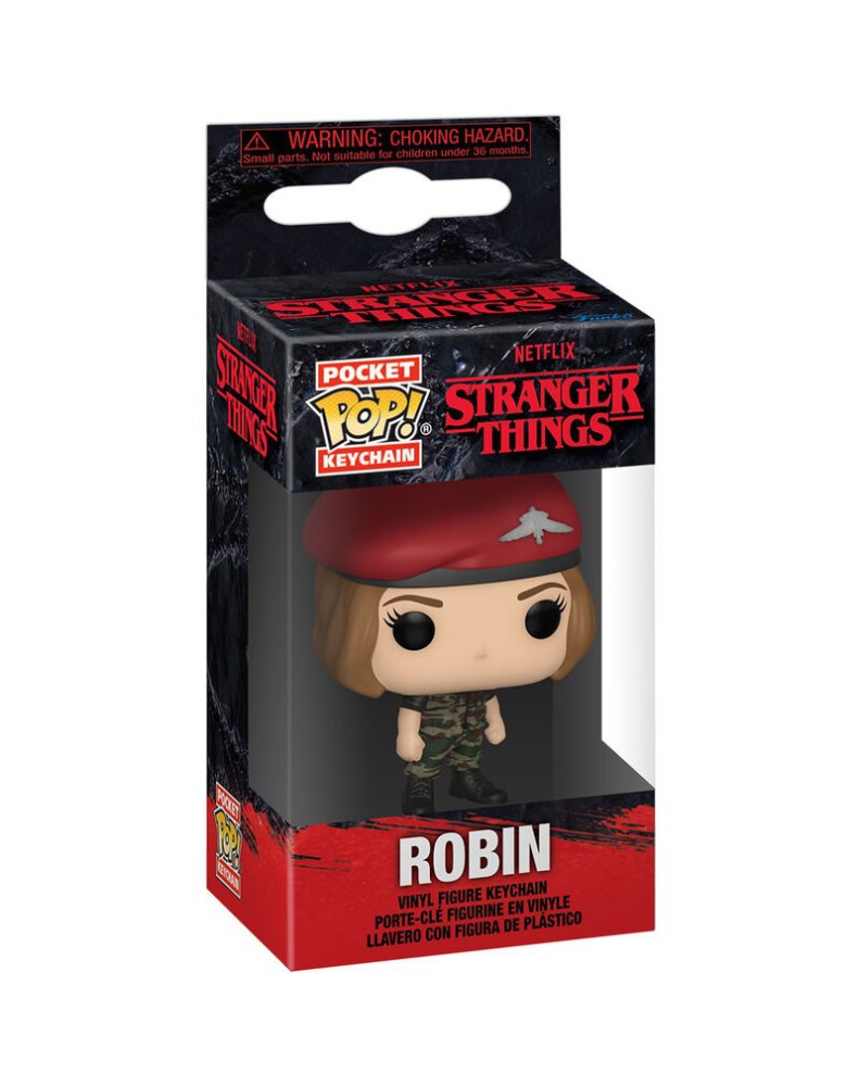 KEYCHAIN POCKET POP STRANGER THINGS HUNTER ROBIN