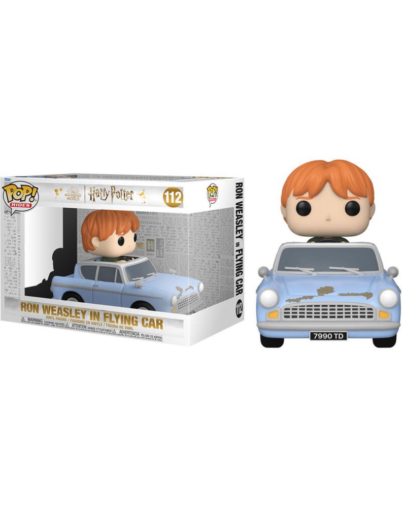 POP RIDE SUP DLX: HP COS 20TH- RON W/CAR HARRY POTTER