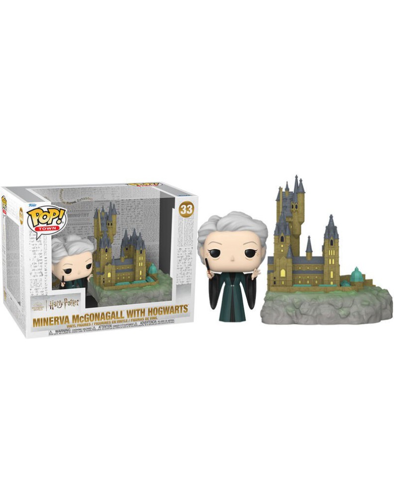 POP TOWN: HP COS20TH- MINERVA W/HOGWARTS HARRY POTTER