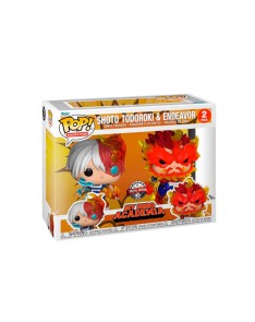 BLISTER 2 FIGURAS POP MY HERO ACADEMIA SHOTO TODOROKI & ENDEAVOR EXCLUSIVE