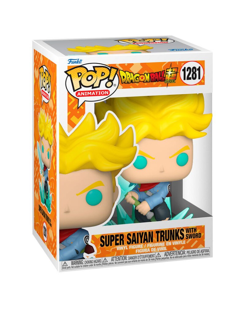 FUNKO POP! DRAGON BALL SUPER SAIYAN TRUNKS WITH SWORD