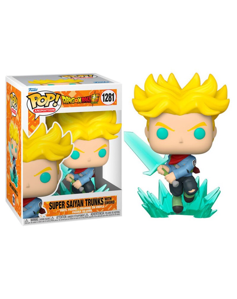 FUNKO POP! DRAGON BALL SUPER SAIYAN TRUNKS WITH SWORD