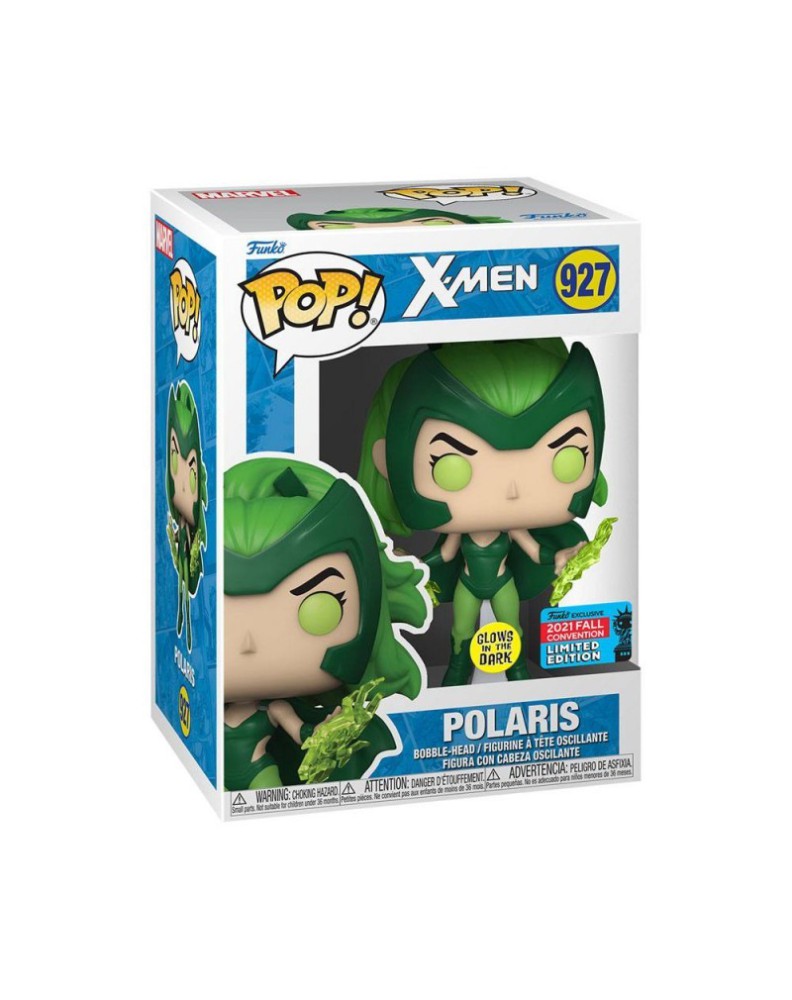 FUNKO POP! MARVEL X-MEN POLARIS LIMITED EDITION 2021 FALL CONVENTION GLOWS IN TH