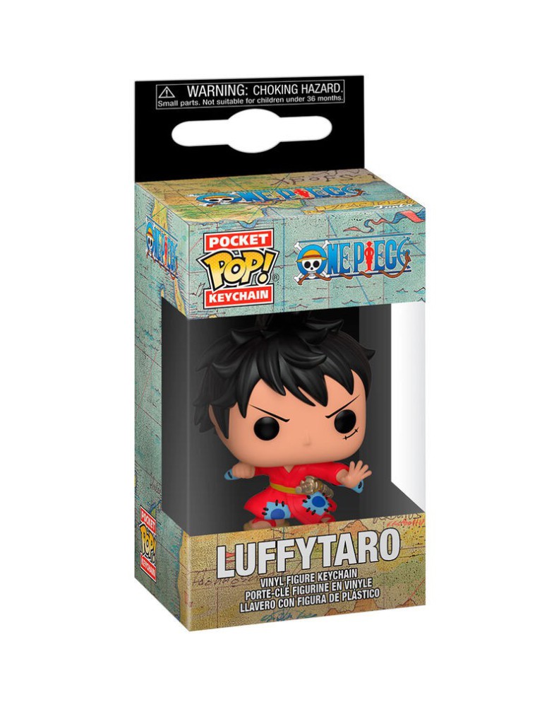 LLAVERO POCKET POP LUFFY EN KIMONO ONE PIECE