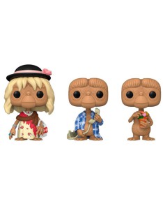 PACK 3 FUNKO POP! E.T. DISFRAZADO + E.T. EN BATA + E.T. CON FLORES