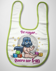 BABY BIB I WANT TO BE A GEEK