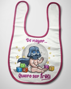 BABY BIB I WANT TO BE A GEEK