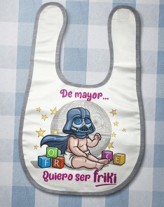 BABY BIB I WANT TO BE A GEEK