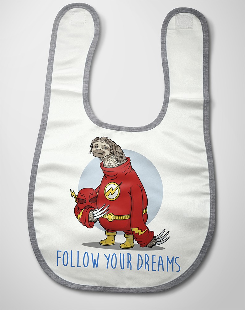 FOLLOW YOUR DREAMS BABY BIB