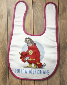 FOLLOW YOUR DREAMS BABY BIB